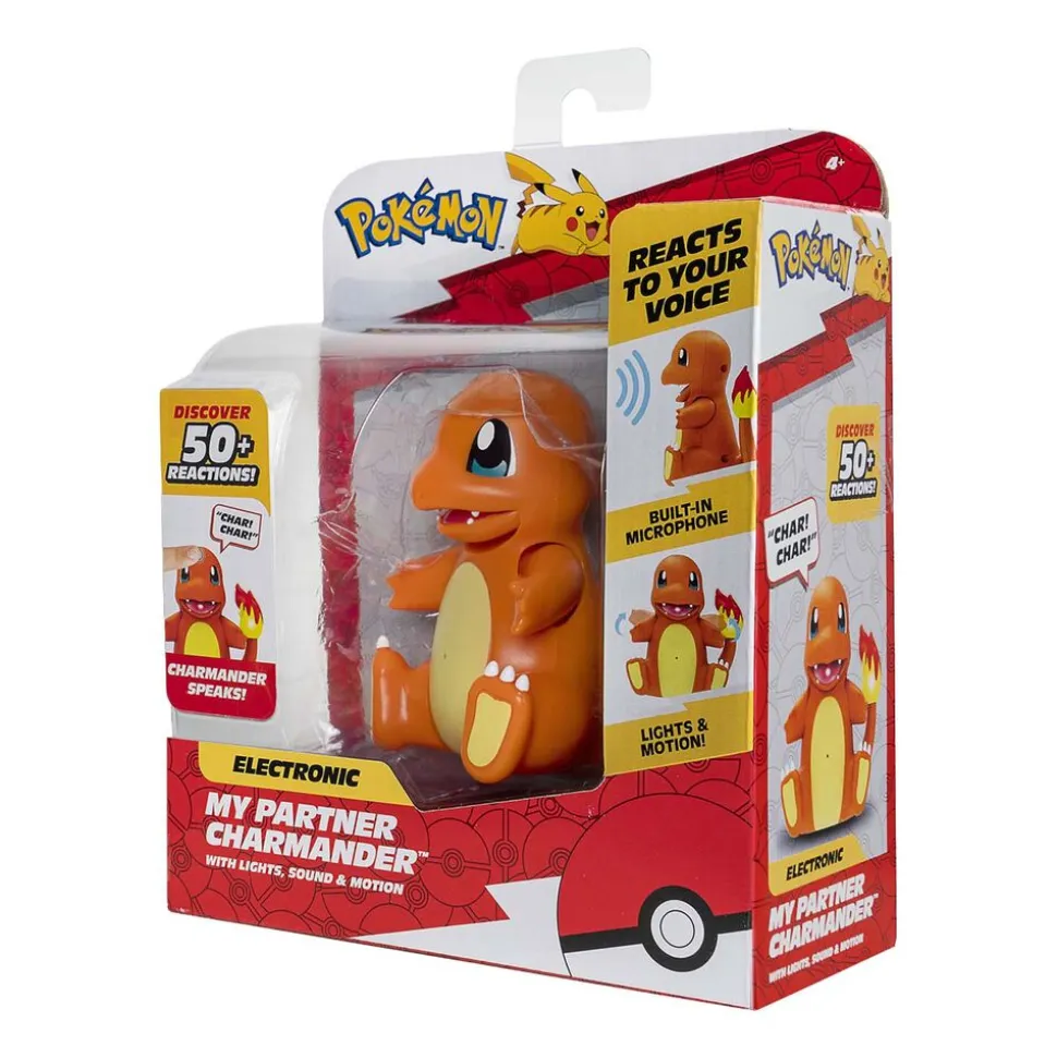 Interaktywna figurka Pokémon Mój Partner Charmander, ze światłem i dźwiękiem
