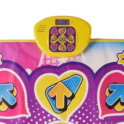 Interaktywna mata muzyczna Elefun Let's Dance, 2 tryby gry, strzałki i symbole