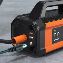 Jump starter 2 w 1 PCMOS Y-QB05, 10000 mAh, z kompresorem