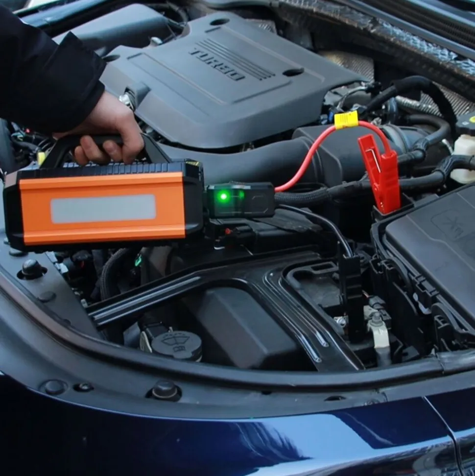 Jump starter 2 w 1 PCMOS Y-QB05, 10000 mAh, z kompresorem