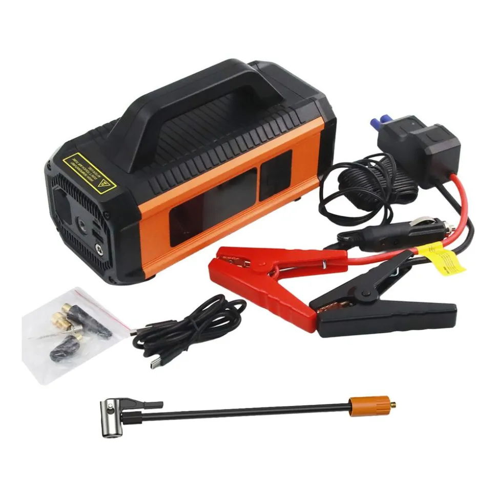 Jump starter 2 w 1 PCMOS Y-QB05, 10000 mAh, z kompresorem