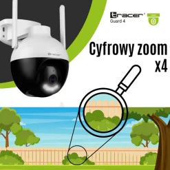 Kamera IP do monitoringu zewnętrznego Tracer Guard 4, QHD, Wi-Fi