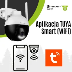 Kamera IP do monitoringu zewnętrznego Tracer Guard 4, QHD, Wi-Fi