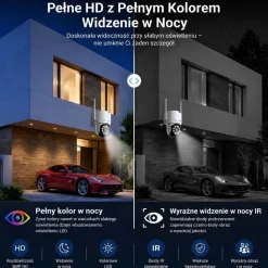 Kamera zewnętrzna Blow T-135, 5MP, TUYA WiFi, obrotowa