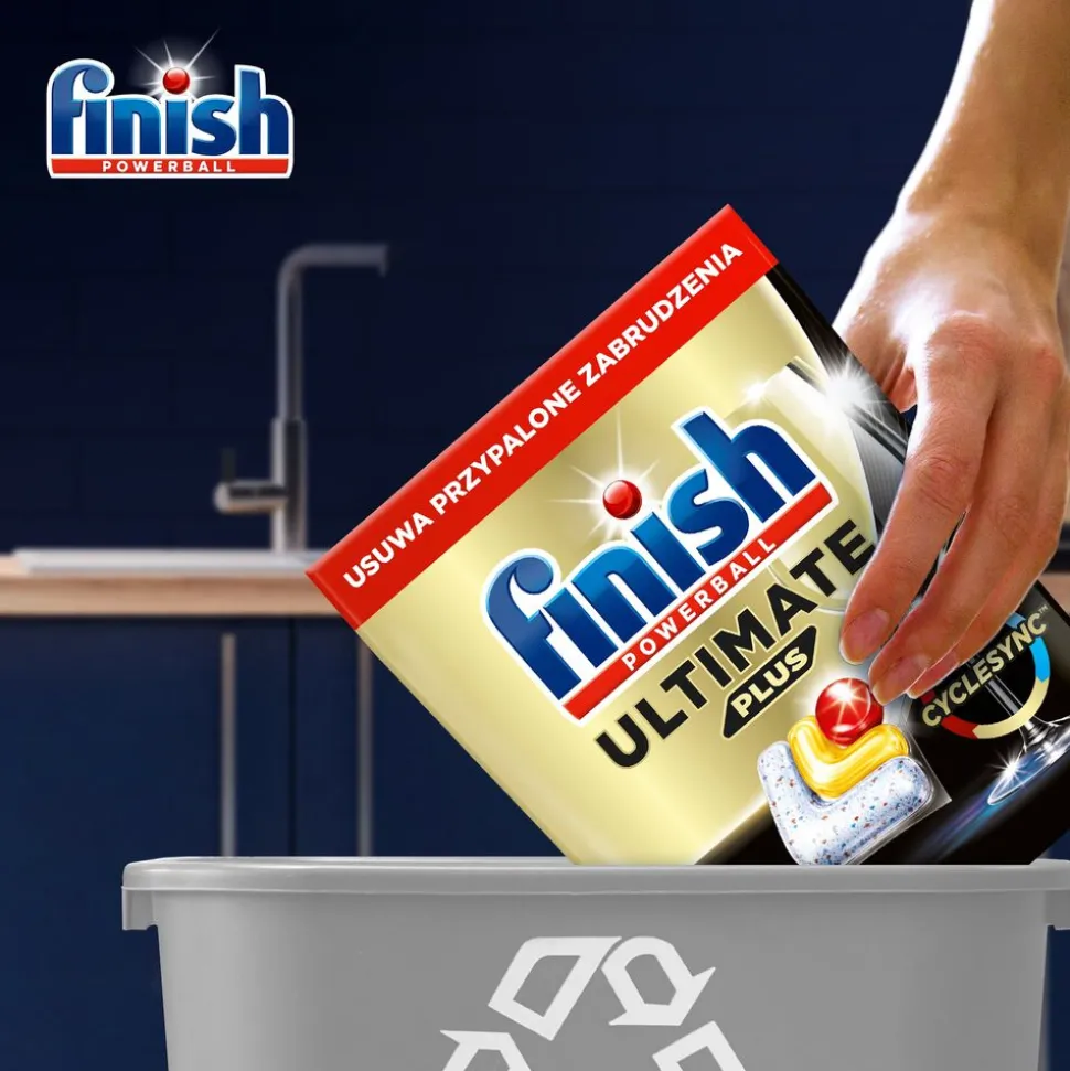 Kapsułki do zmywarki Finish Ultimate Plus Lemon, 110 sztuk