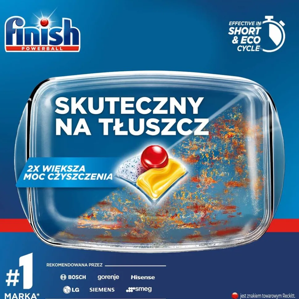 Kapsułki do zmywarki Finish Ultimate Lemon, 70 sztuk
