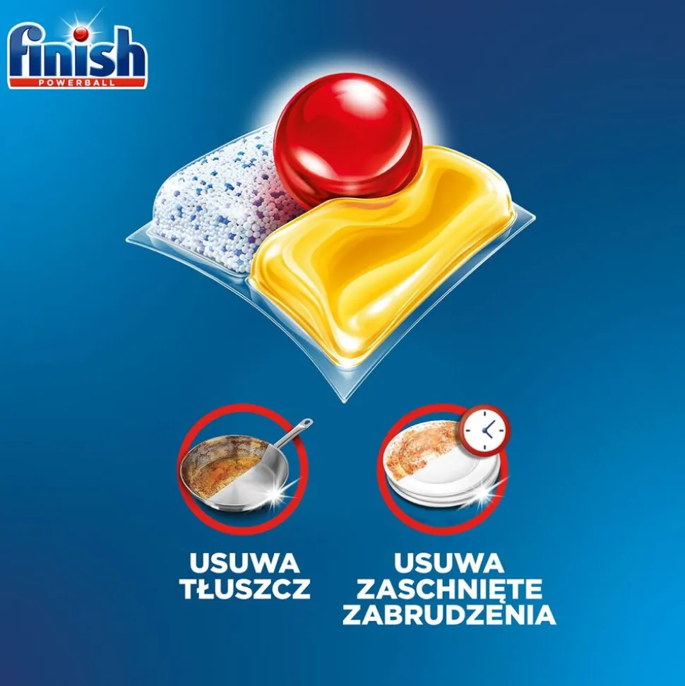 Kapsułki do zmywarki Finish Ultimate Lemon, 70 sztuk