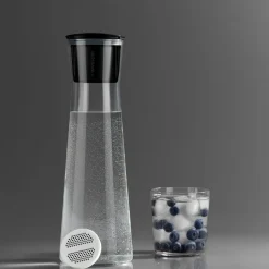 Karafka filtrująca szklana Wessper K1 Borosilicate Actitex™, czarna