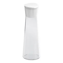 Karafka filtrująca szklana Wessper K1 Borosilicate Actitex™, biała