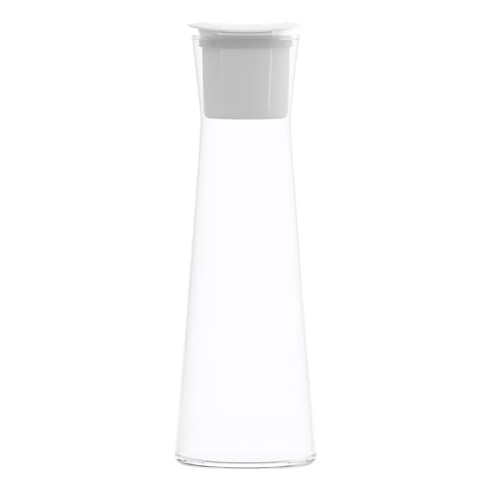Karafka filtrująca szklana Wessper K1 Borosilicate Actitex™, biała