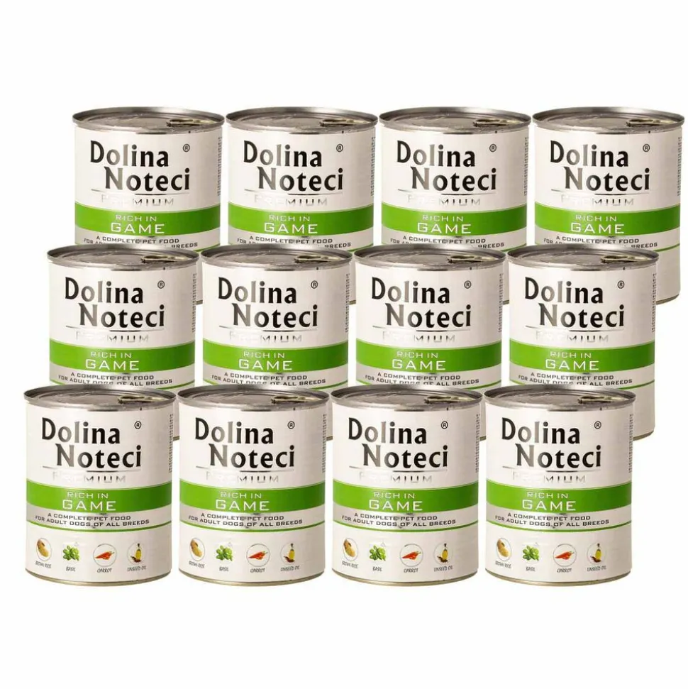 Karma dla psa Dolina Noteci, z dziczyzną, mokra, 12 x 800 g