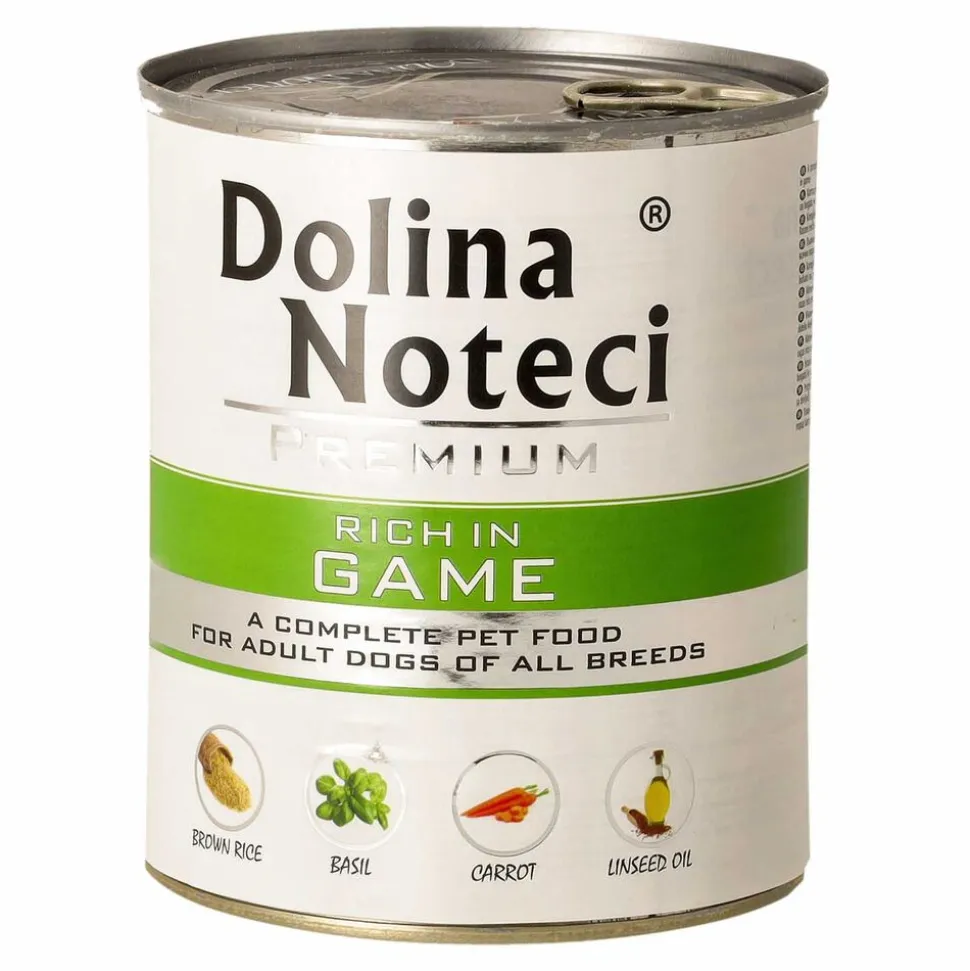 Karma dla psa Dolina Noteci, z dziczyzną, mokra, 12 x 800 g