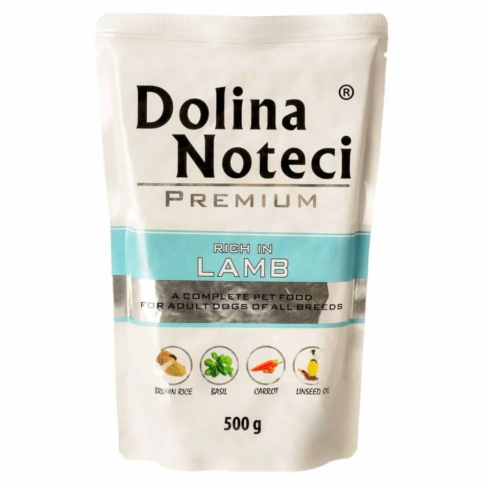 Karma dla psa Dolina Noteci, z jagnięciną, mokra, 10 x 500 g