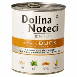 Karma dla psa Dolina Noteci, z kaczką, mokra, 12 x 800 g