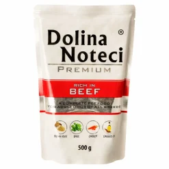 Karma dla psa Dolina Noteci, z wołowiną, mokra, 10 x 500 g
