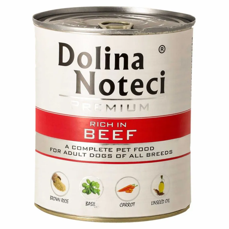 Karma dla psa Dolina Noteci, z wołowiną, mokra, 12 x 800 g