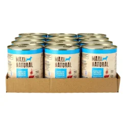 Karma dla psa Maxi Natural, jagnięcina i wołowina z burakiem, mokra, 12 x 800 g