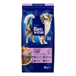 Karma dla psa OptiVital Fresh Meat, jagnięcina, 10 kg