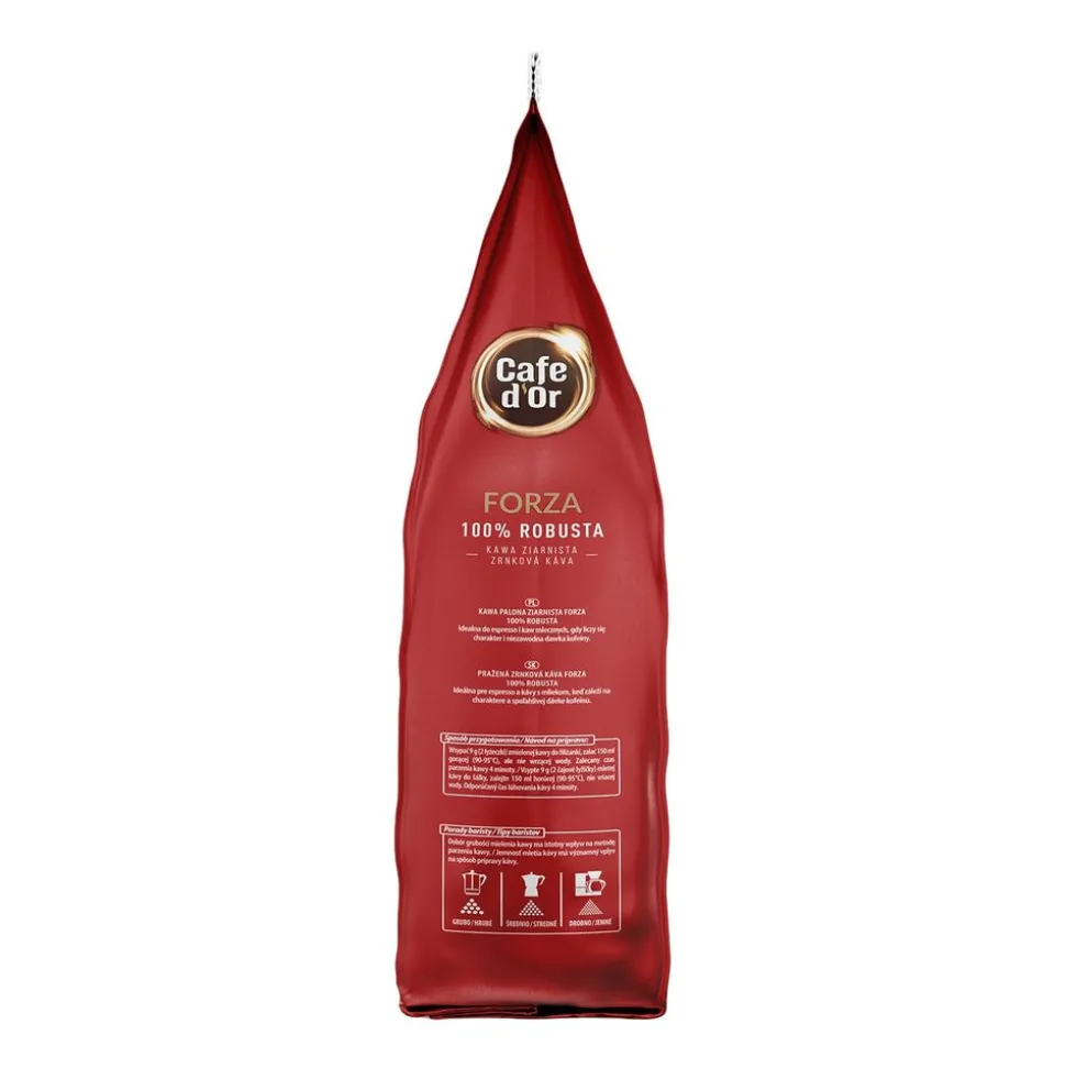Kawa ziarnista Cafe D'or Forza, 100% Robusta, 1 kg