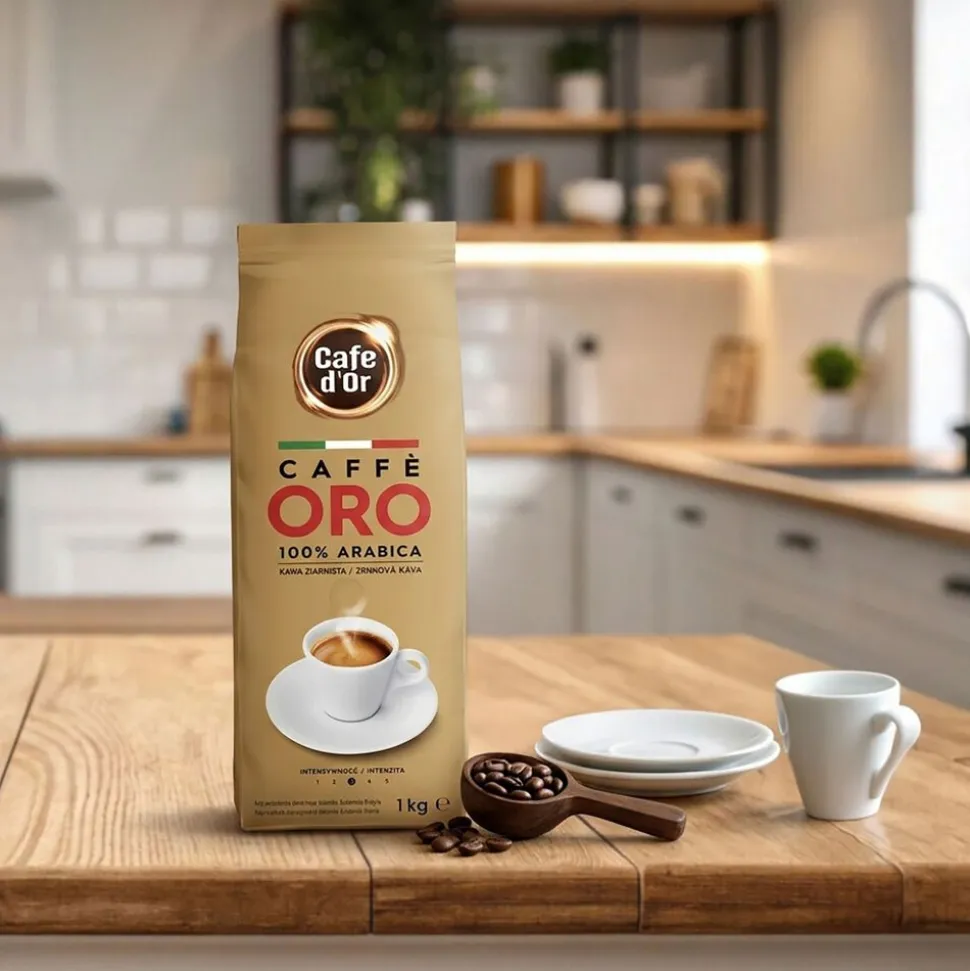Kawa ziarnista Cafe D'or Oro, 100% Arabica, 1 kg