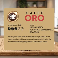 Kawa ziarnista Cafe D'or Oro, 100% Arabica, 1 kg