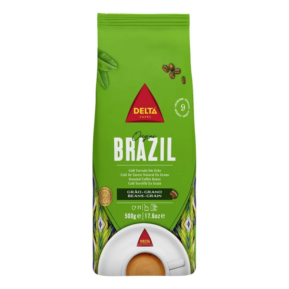 Kawa ziarnista Delta Brazil, 500 g, intensywność 9