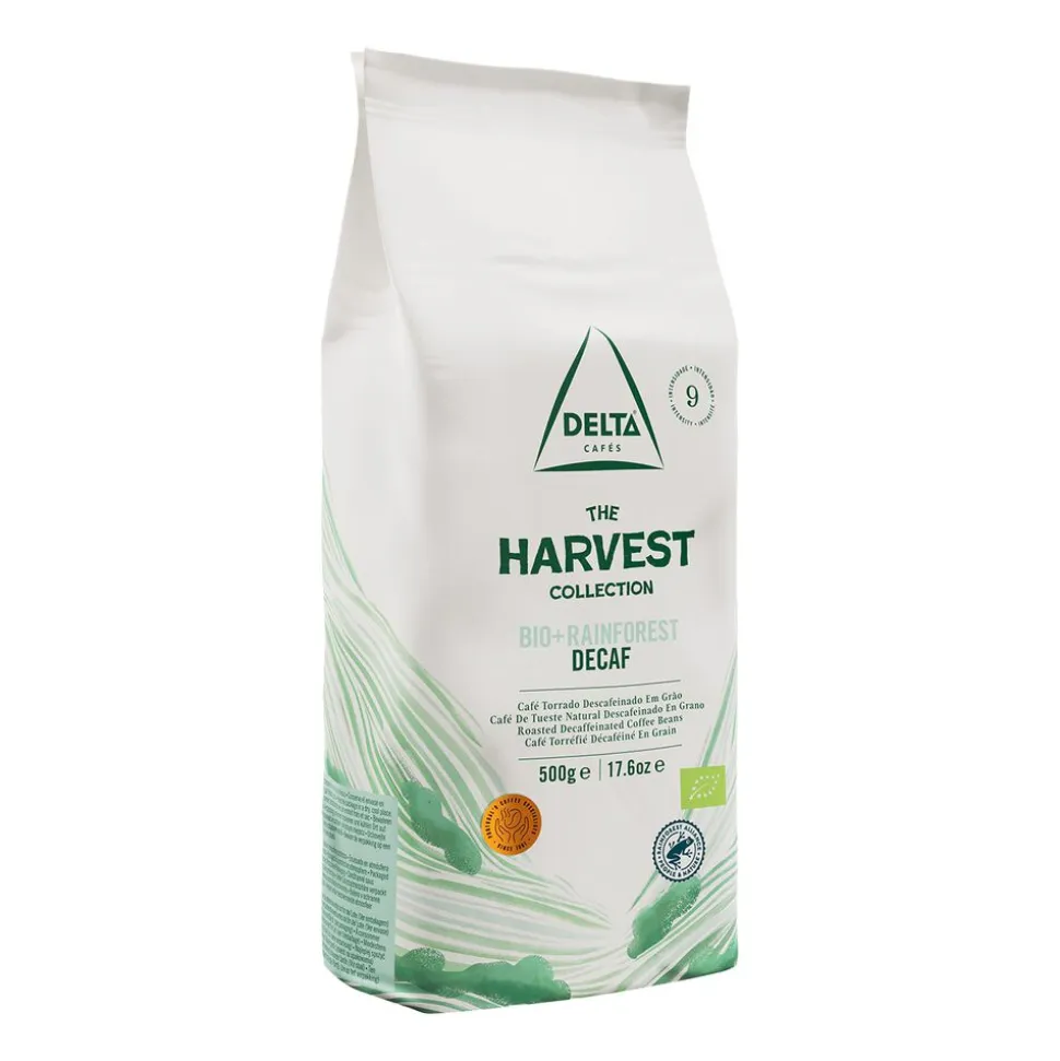 Kawa ziarnista Delta Harvest Decaf, 500 g, bezkofeinowa