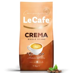 Kawa ziarnista Le Cafe Crema, 1 kg, intensywność 2/5