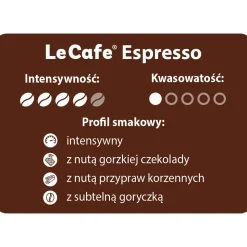 Kawa ziarnista Le Cafe Espresso, 250 g, intensywność 4/5