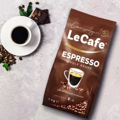 Kawa ziarnista Le Cafe Espresso, 1 kg, intensywność 4/5