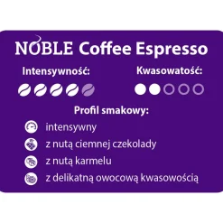 Kawa ziarnista Noble Espresso, 250 g, intensywność 4/5