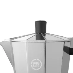 Kawiarka aluminiowa MG Home Moka, na 6 filiżanek, srebrna