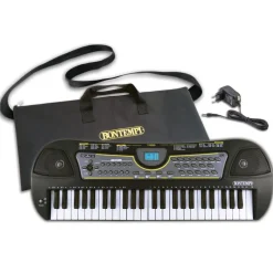 Keyboard elektroniczny Bontempi, z futerałem, czarny