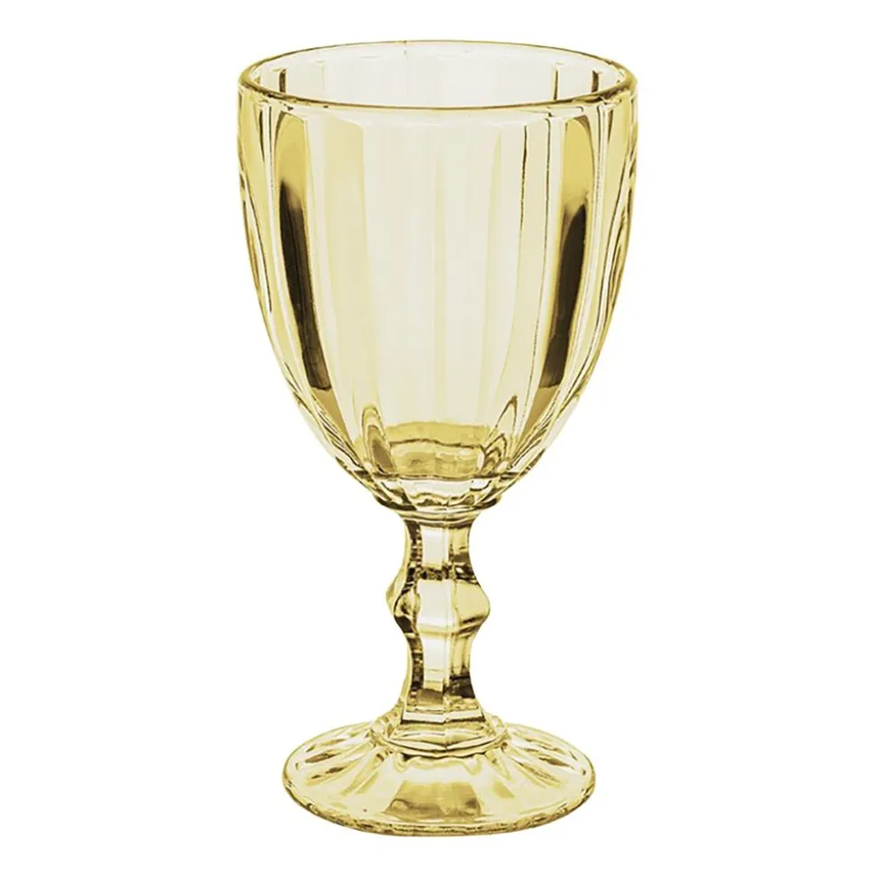 Kielichy do wody Florina Sorrento, 4 sztuki, 320 ml, żółte