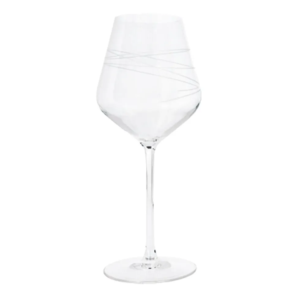 Kieliszki do wina białego Zwieger Spiral, 6 sztuk, 380 ml, transparentne