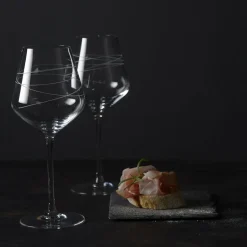 Kieliszki do wina czerwonego Zwieger Spiral, 6 sztuk, 380 ml, transparentne