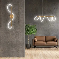 Kinkiet LED Sanico Goldlux Emma, 19 W, 2230lm, 4000K, złoty