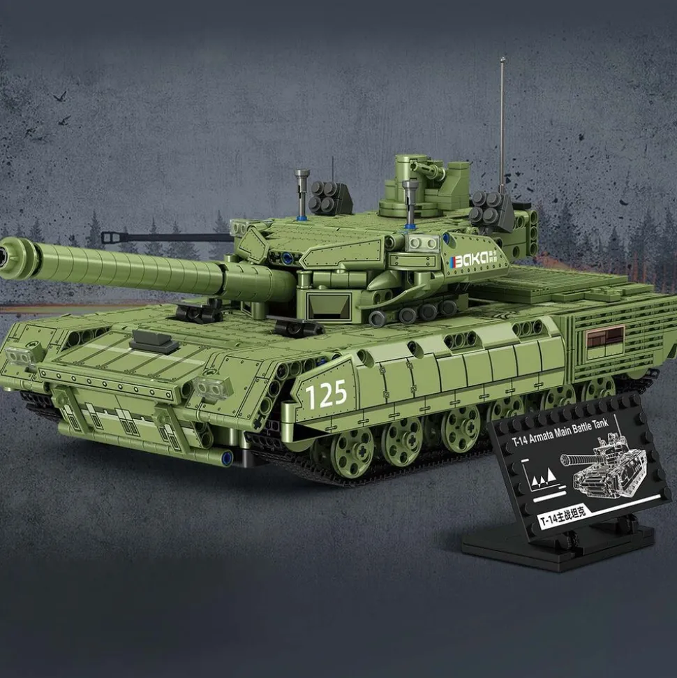 Klocki Baka BK6615 Czołg T-14, 1510 elementów