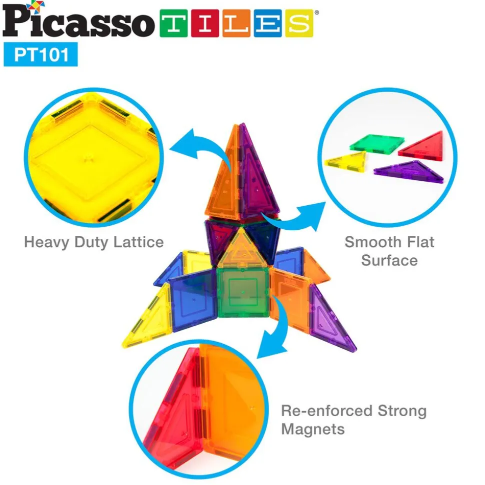 Klocki magnetyczne Picasso, 101 elementów