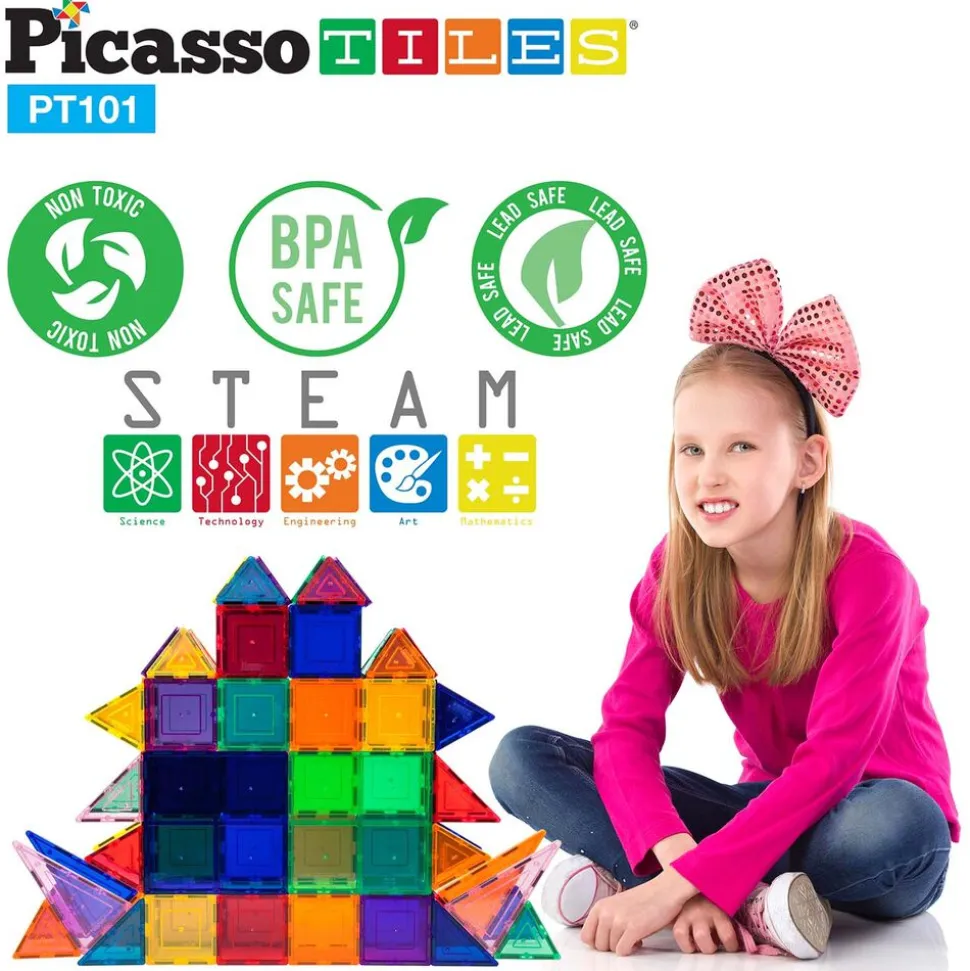 Klocki magnetyczne Picasso, 101 elementów