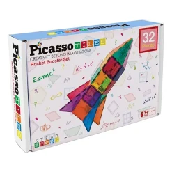 Klocki magnetyczne Picasso Rakieta, 32 elementy