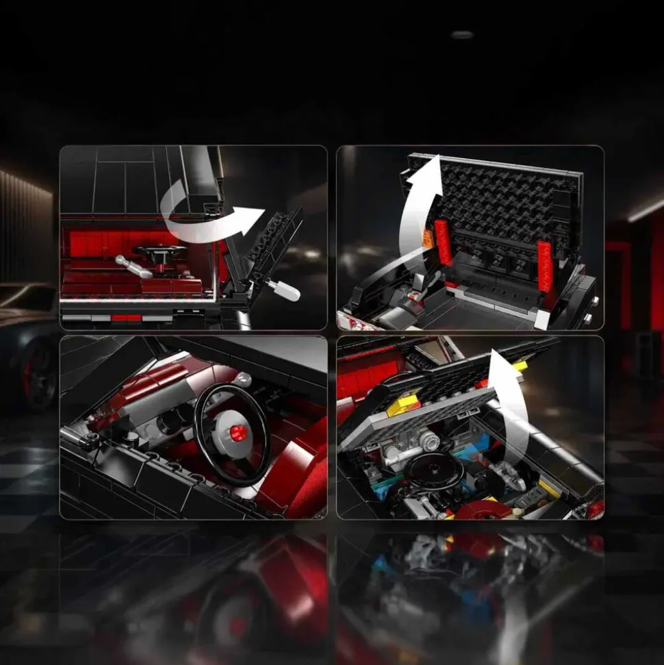 Klocki Mould King 10199 GTO Classic Muscle Car, 1563 elementów