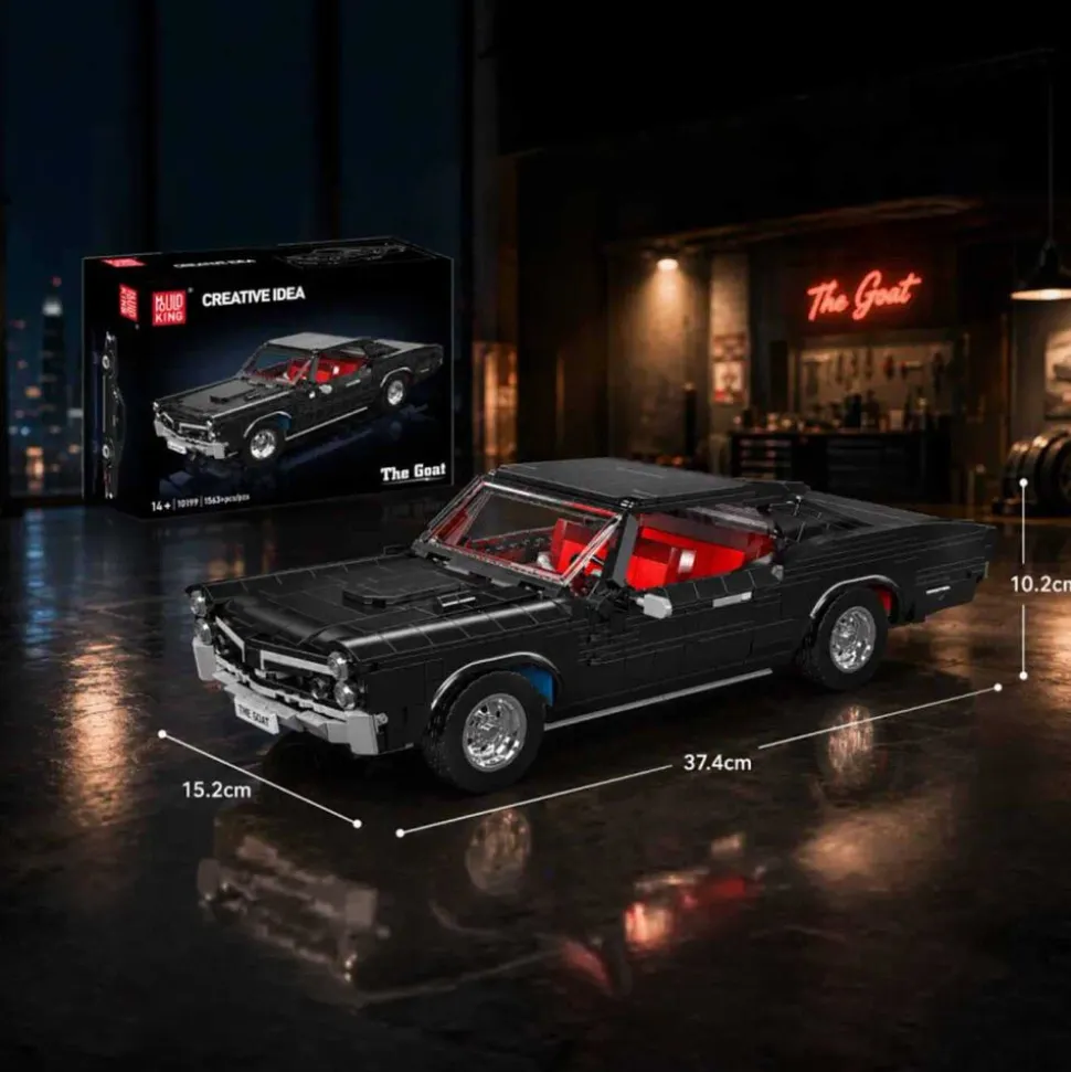Klocki Mould King 10199 GTO Classic Muscle Car, 1563 elementów