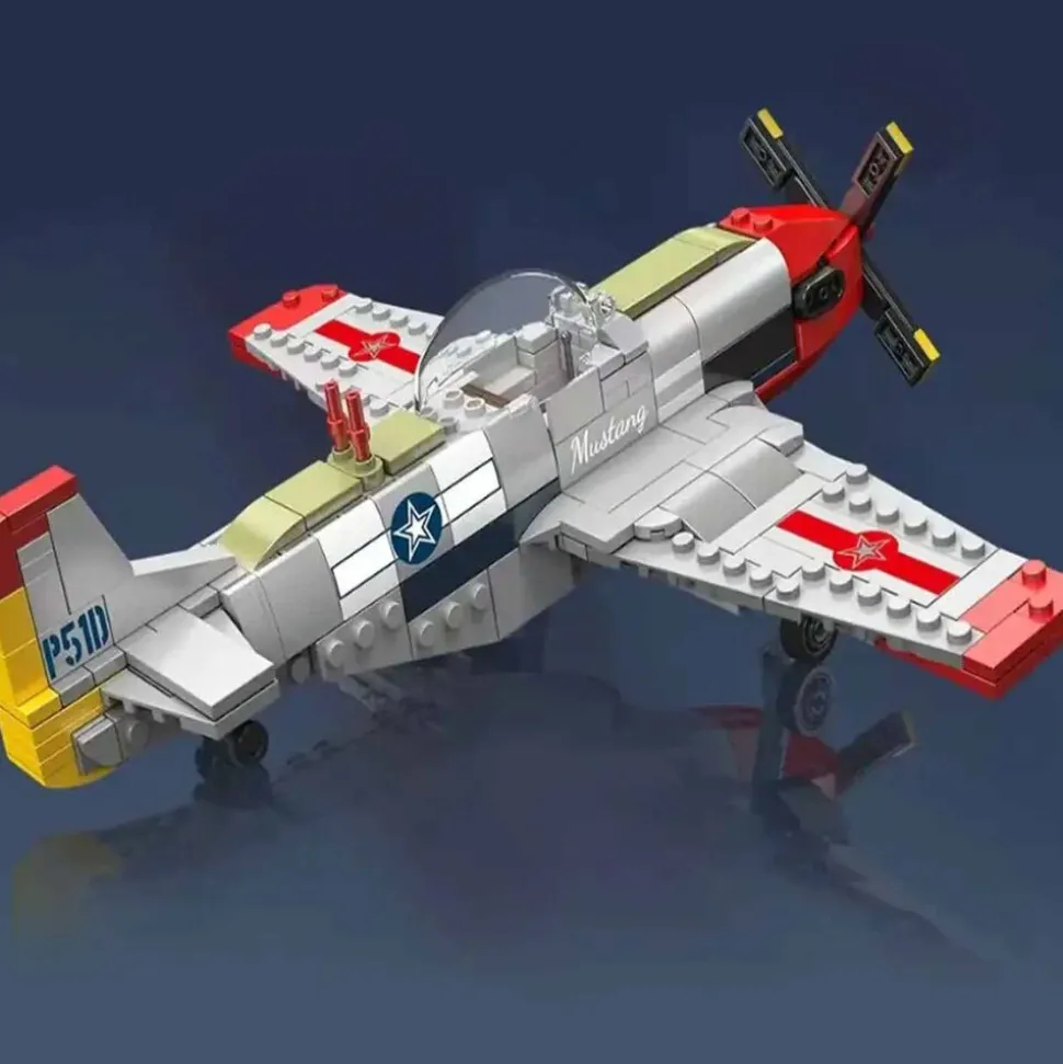 Klocki Mould King 24068 P-51D Mustang, 396 elementów