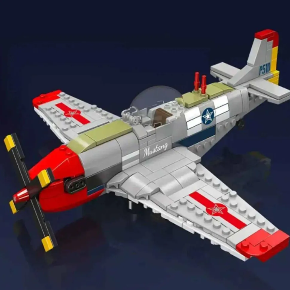 Klocki Mould King 24068 P-51D Mustang, 396 elementów