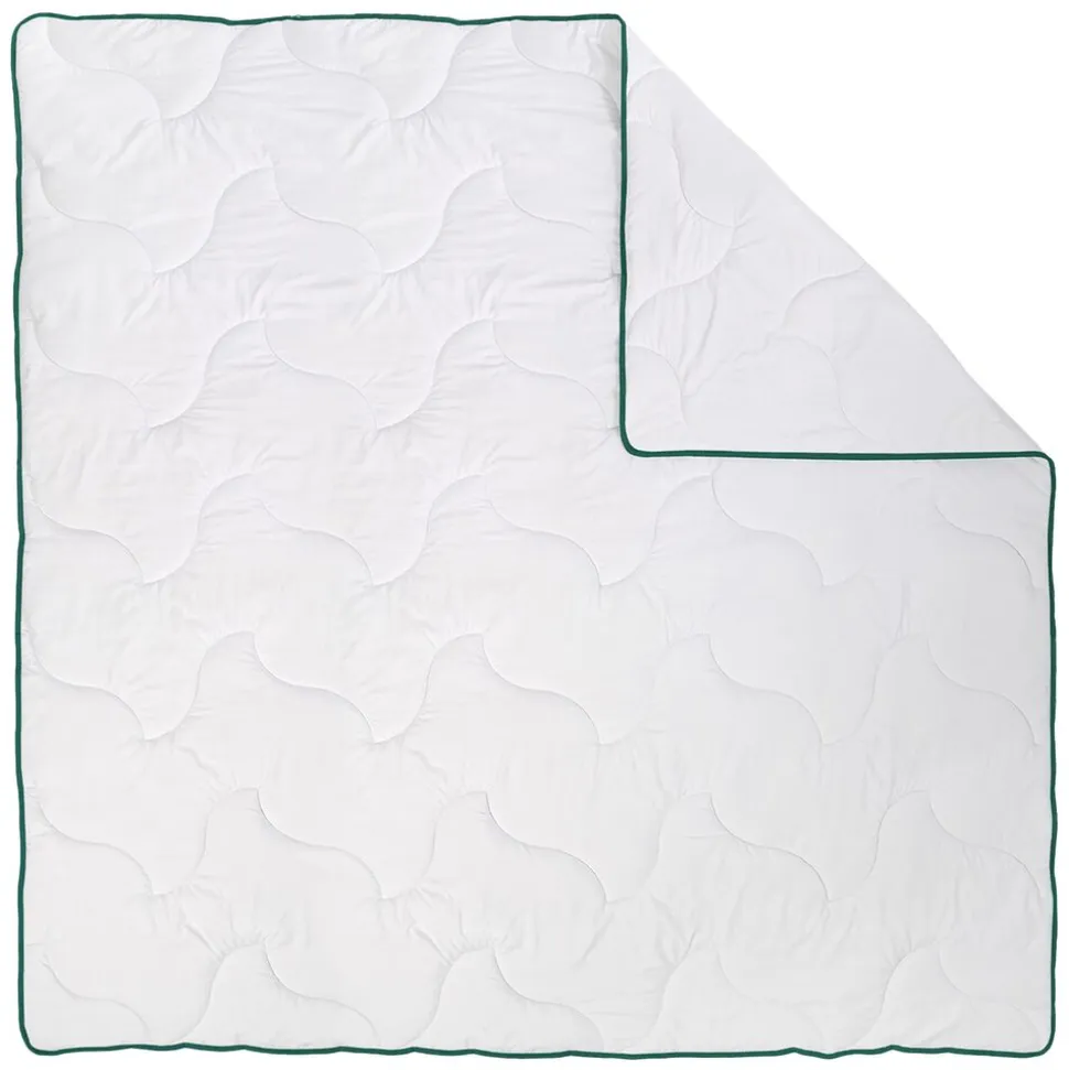 Kołdra 200 x 200 cm Aloe Vera, biała