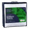 Kołdra 220 x 200 cm Lunesse Bamboo Tencel, biała