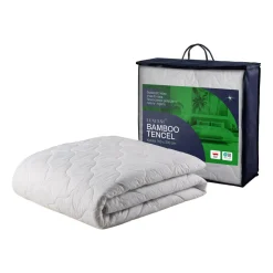 Kołdra 160 x 200 cm Lunesse Bamboo Tencel, biała