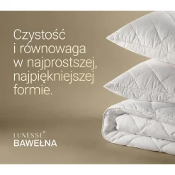 Kołdra 160 x 200 cm Lunesse Bawełna, biała