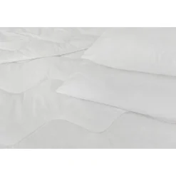Kołdra 200 x 200 cm Sandby, biała mikrofibra